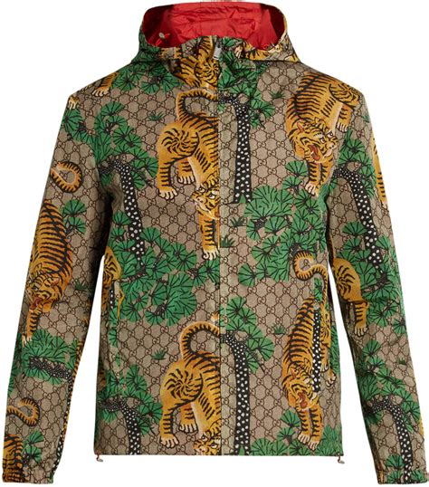 gucci tiger prints jacket